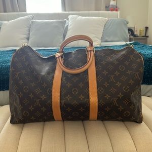 Louis Vuitton keep all bag monogram canvas 45